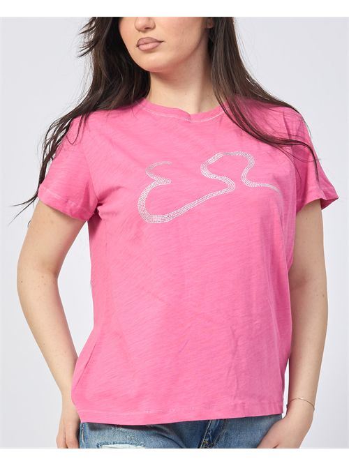 T-shirt ras du cou en coton Yes Zee YES ZEE | T264-TL000424